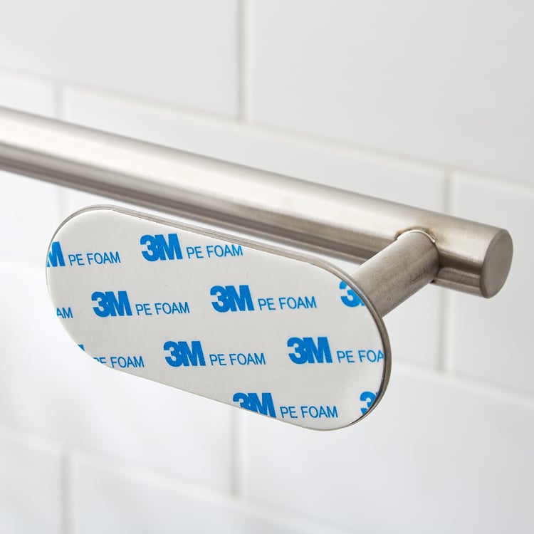 Orion Mandrin Chrome Stainless Steel Adhesive Towel Bar