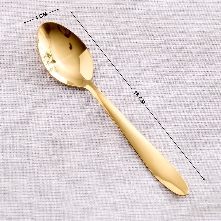 Glister Sobeka Set of 6 Stainless Steel Dinner Spoons