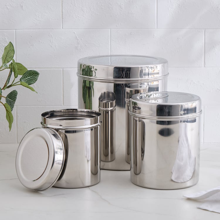 Corsica Axton Stainless Steel Storage Canister - 900ml