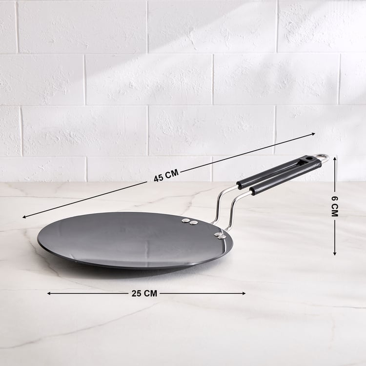 Corsica Valter Aluminium Hard Anodised Concave Tawa - 25cm