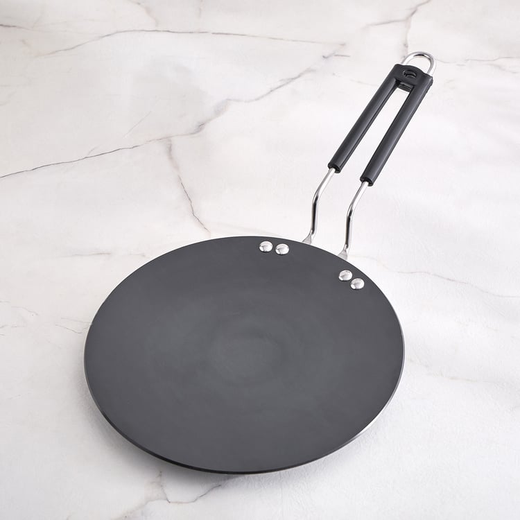 Corsica Valter Aluminium Hard Anodised Concave Tawa - 25cm
