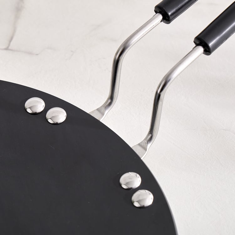 Corsica Valter Aluminium Hard Anodised Concave Tawa - 25cm