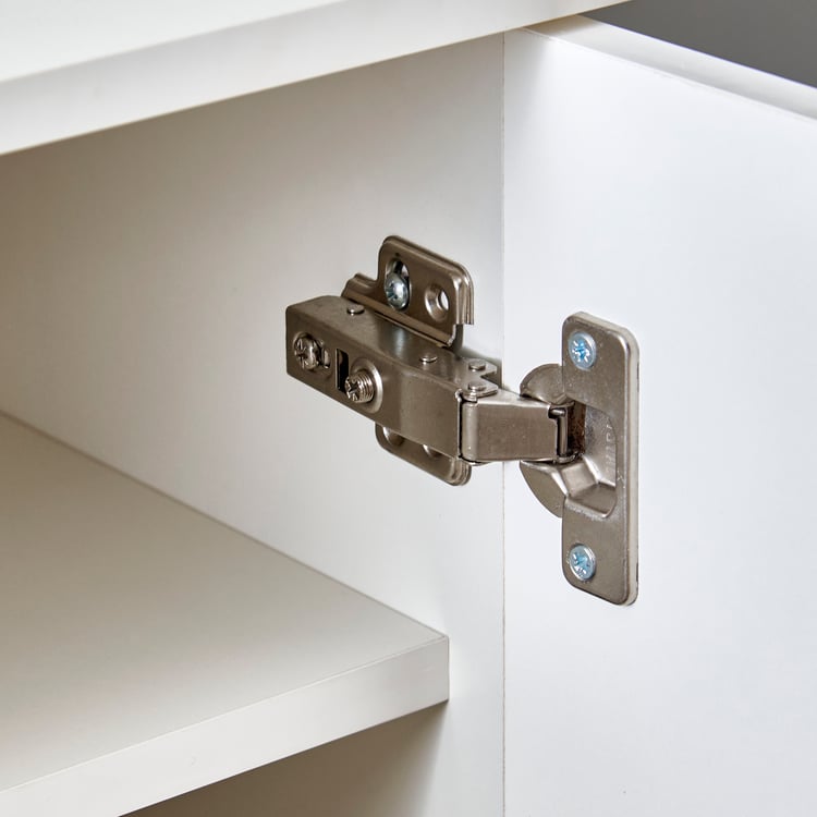 Helios Madison 12 Pairs Shoe Cabinet with Cushion Seat and Drawer - White