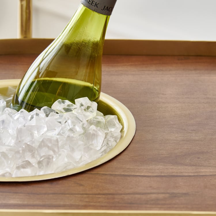 Nuqta Serving Trolley - Gold