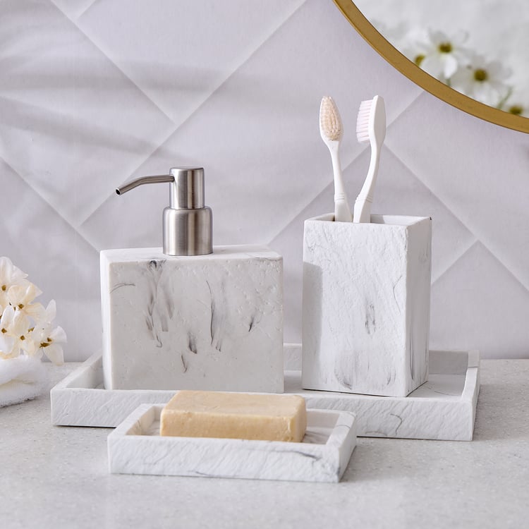 Corsica Arctic Polyresin Soap Dispenser - 290ml