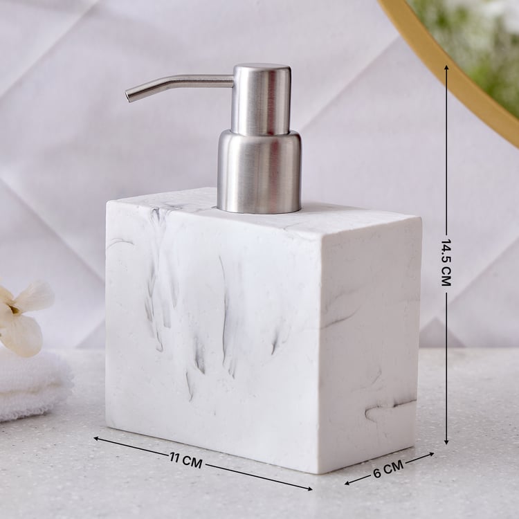 Corsica Arctic Polyresin Soap Dispenser - 290ml