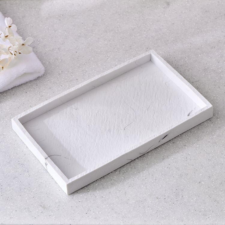 Corsica Arctic Polyresin Tray