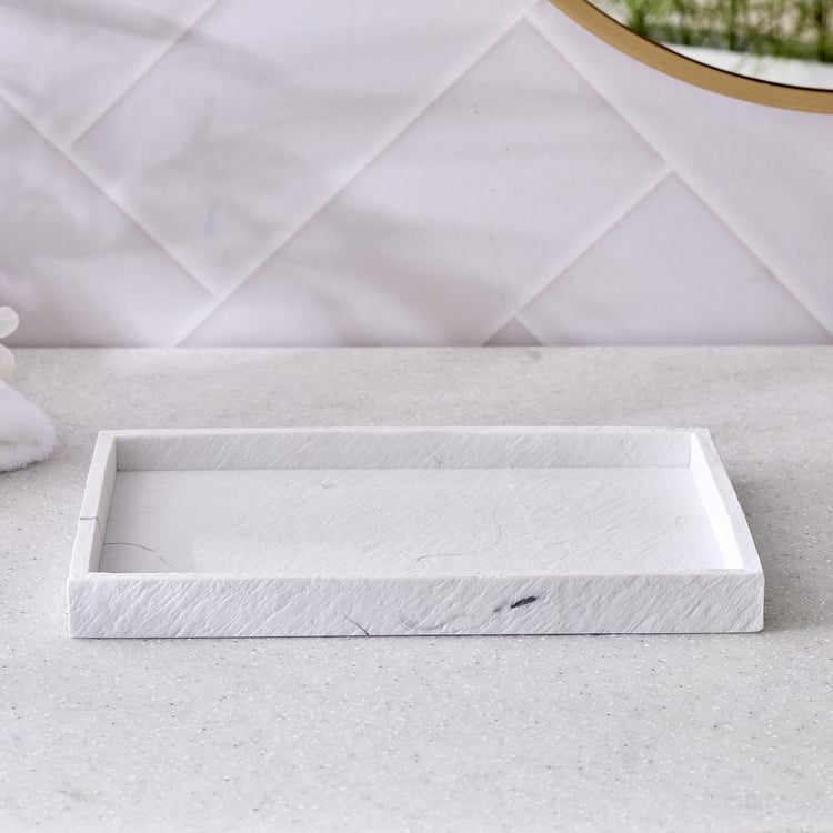 Corsica Arctic Polyresin Tray