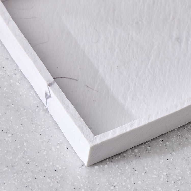Corsica Arctic Polyresin Tray