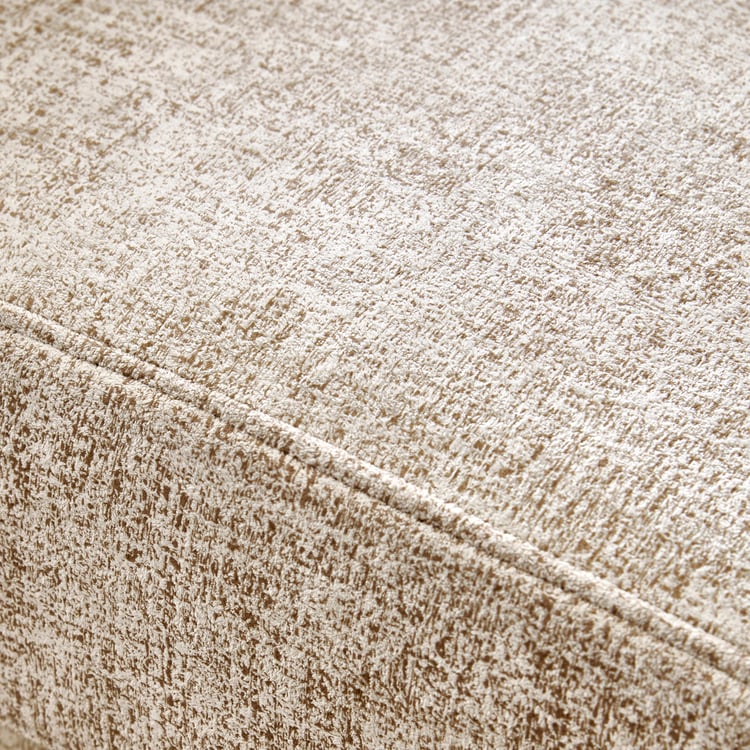 Yana Fabric Wing Chair with Cushion - Beige