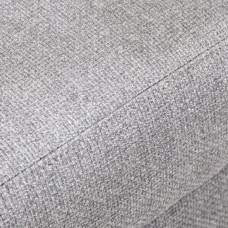 Helios Kayin Fabric 1-Seater Sofa - Grey