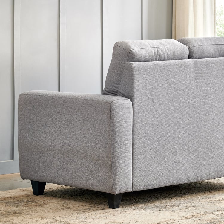 Helios Kayin Fabric 2-Seater Sofa - Grey