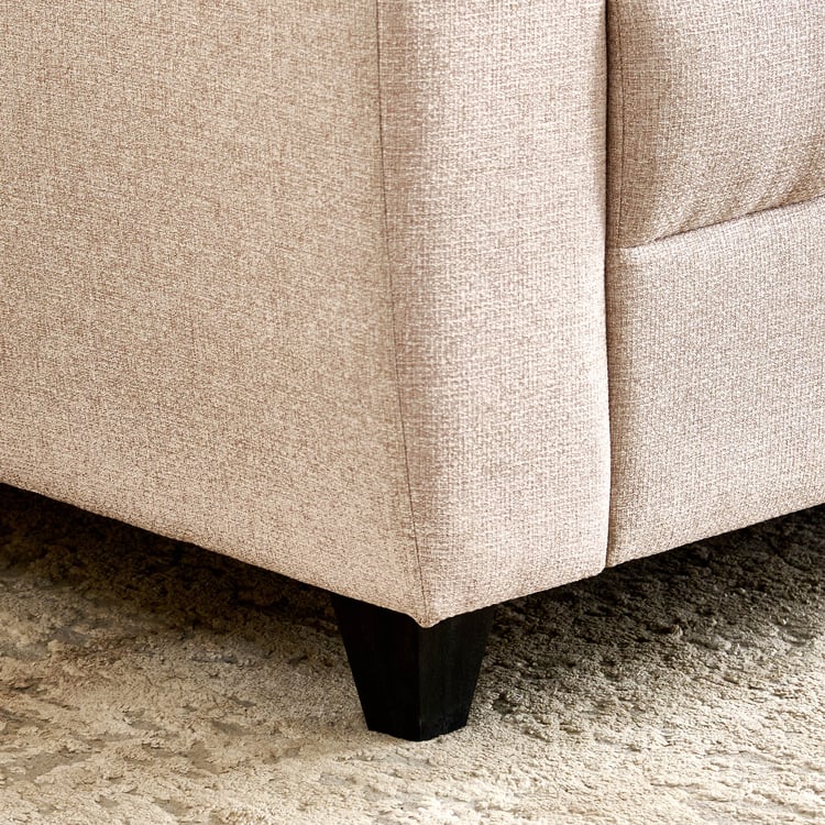 Helios Kayin Fabric 3-Seater Sofa - Beige