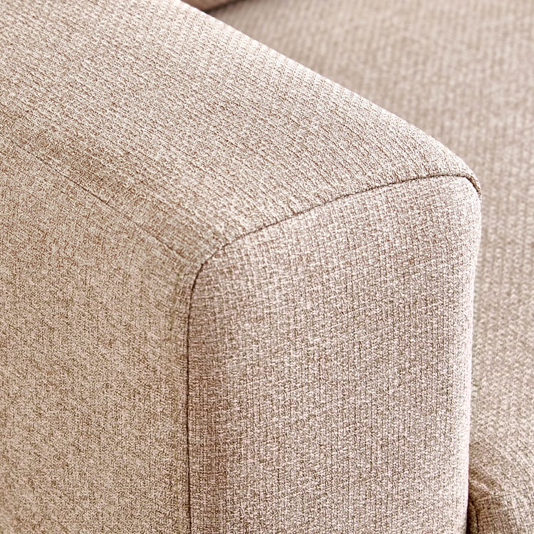 Helios Kayin Fabric 3-Seater Sofa - Beige