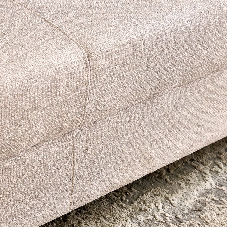 Helios Kayin Fabric 3-Seater Sofa - Beige