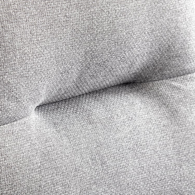 Helios Kayin Fabric 3-Seater Sofa - Grey