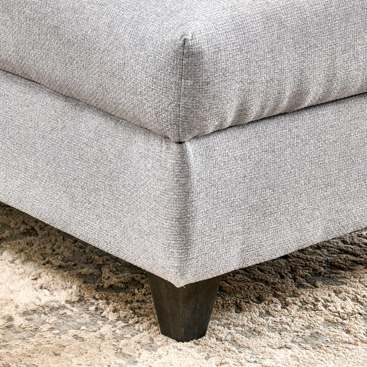 Helios Kayin Fabric 3-Seater Left Corner Sofa with Chaise - Grey