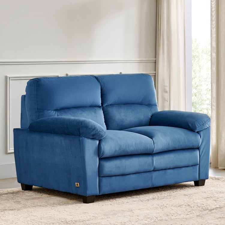 Mojo NXT Velvet 2-Seater Sofa - Blue