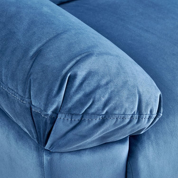 Mojo NXT Velvet 2-Seater Sofa - Blue