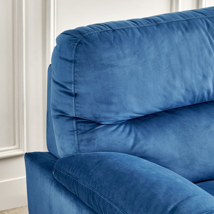 Mojo NXT Velvet 2-Seater Sofa - Blue