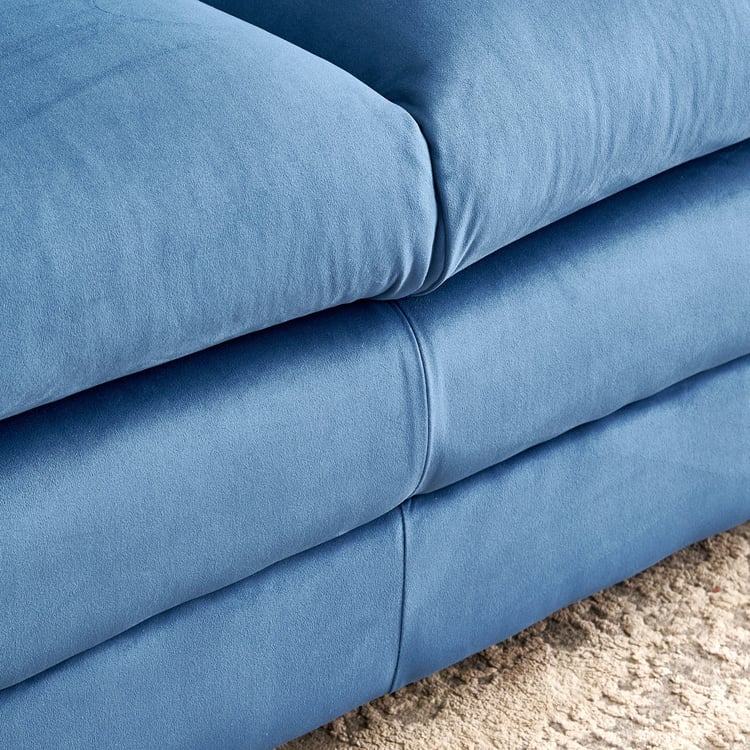 Mojo NXT Velvet 2-Seater Sofa - Blue