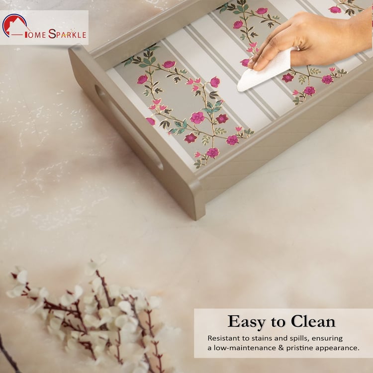 HOME SPARKLE Wooden Serving Tray - 33x14x5cm