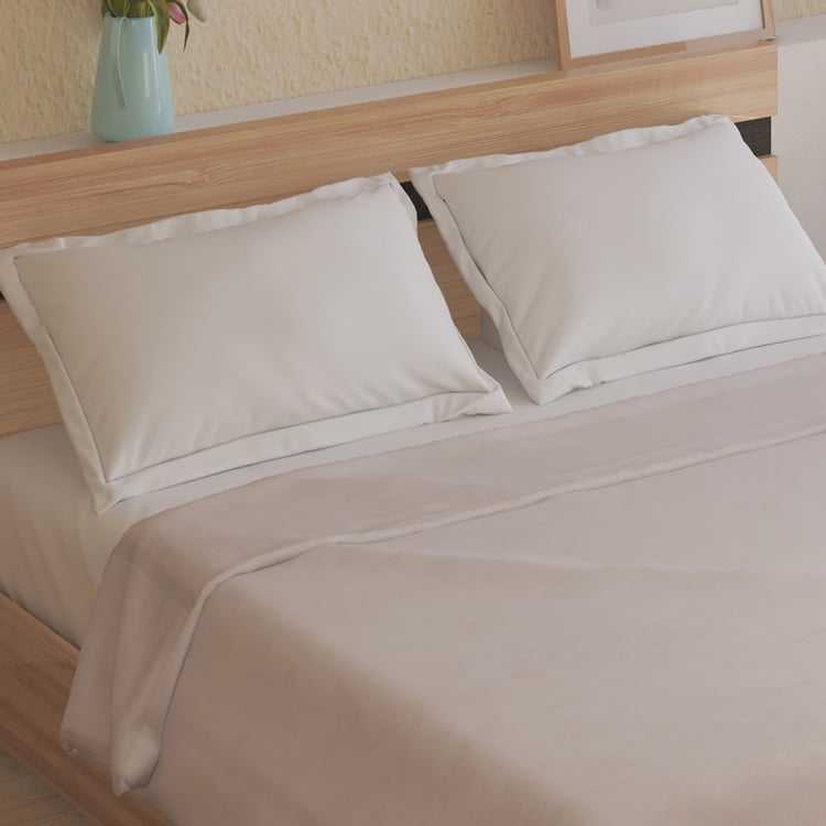 Fiesta Rabbit Fur and Mink Double Blanket
