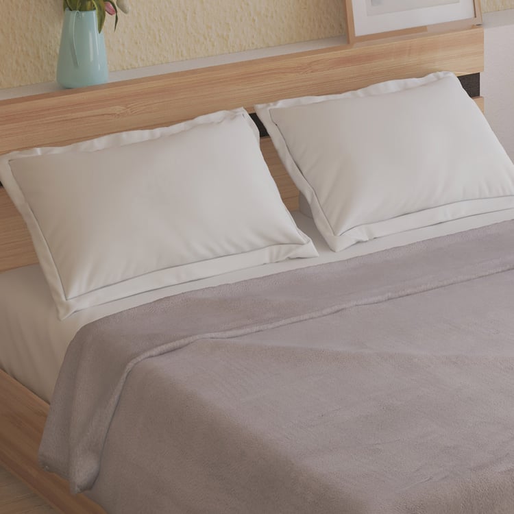 Fiesta Rabbit Fur and Mink Double Blanket