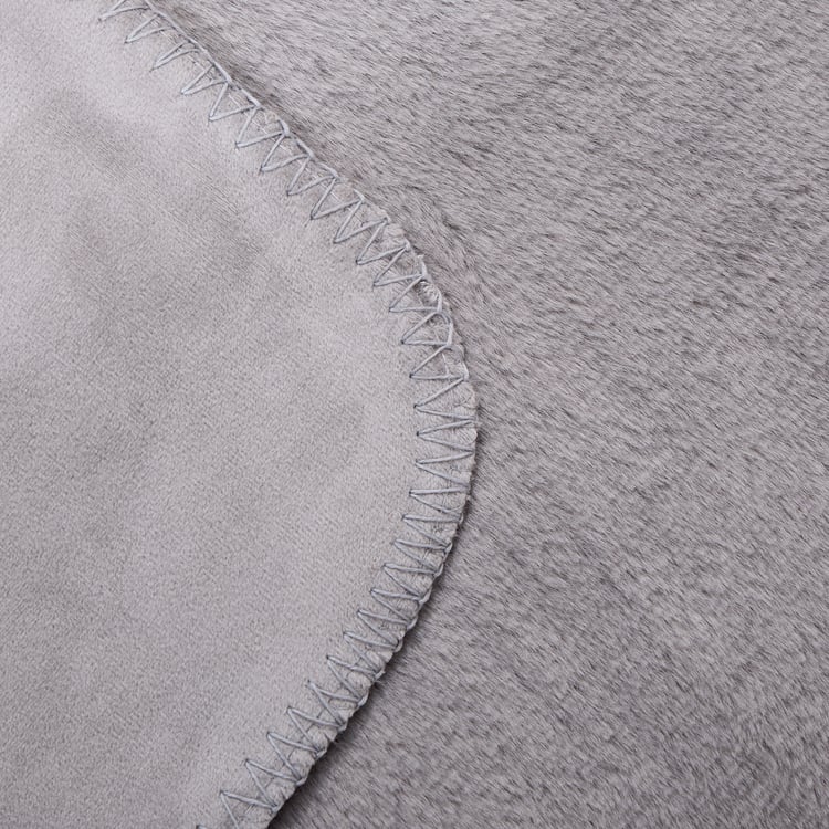 Fiesta Rabbit Fur and Mink Double Blanket