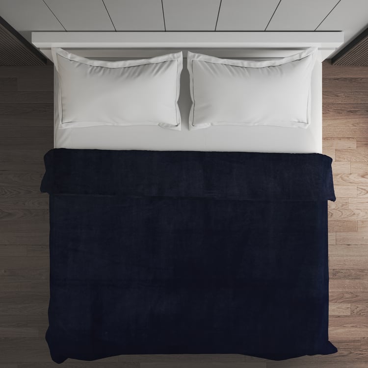 Fiesta Rabbit Fur and Mink Double Blanket