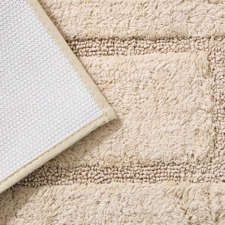 Corsica Ana Cotton Anti-Slip Bath Mat - 63x40cm