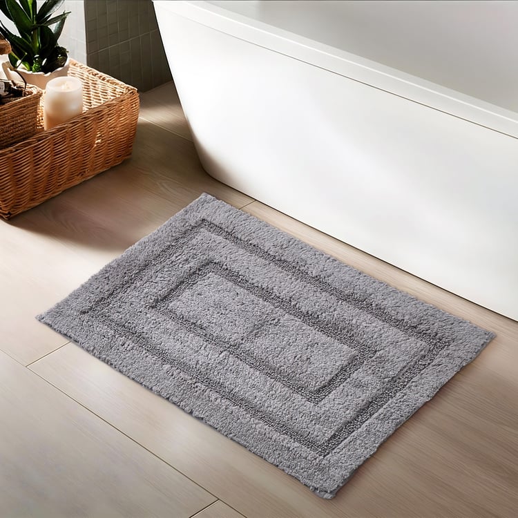 Corsica Ana Cotton Anti-Slip Bath Mat - 63x40cm