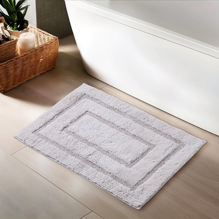 Corsica Ana Cotton Anti-Slip Bath Mat - 63x40cm