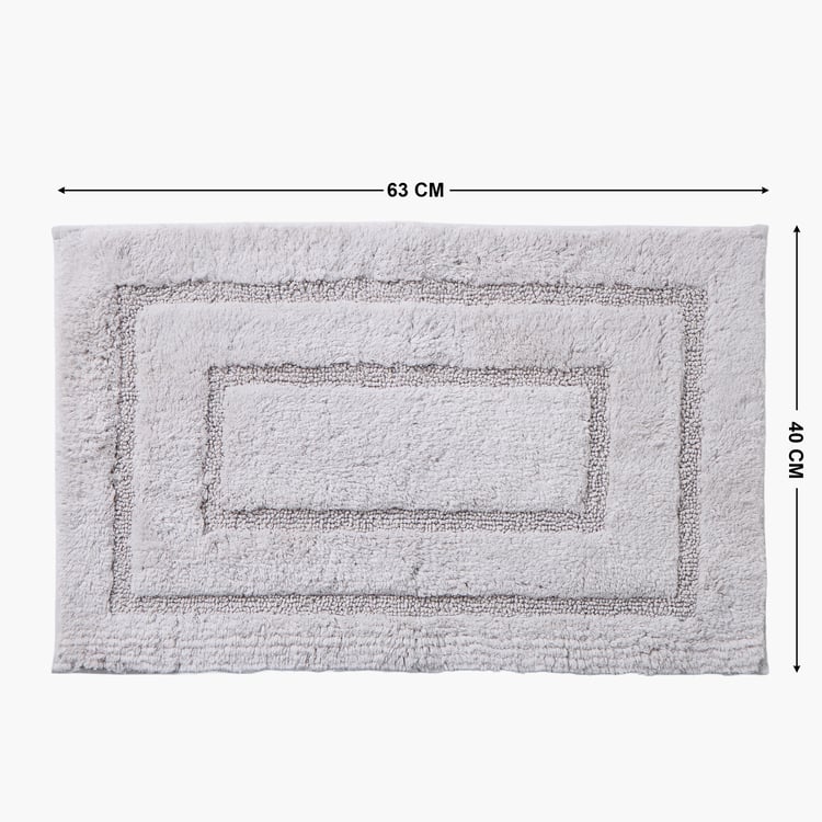 Corsica Ana Cotton Anti-Slip Bath Mat - 63x40cm