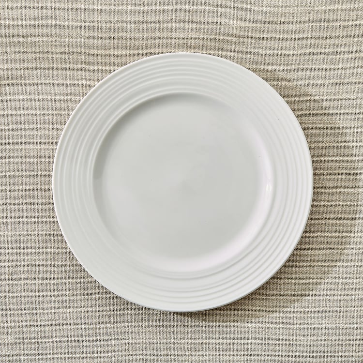 Marshmallow Meandro Bone China Side Plate - 20cm