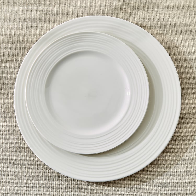 Marshmallow Meandro Bone China Side Plate - 20cm
