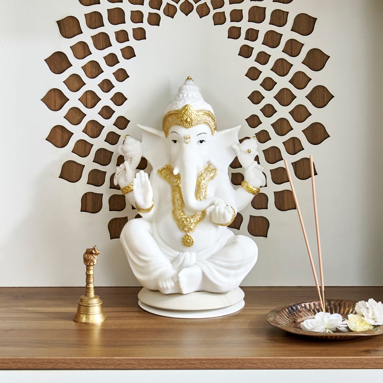 Helios Parnika Temple Unit with Drawer - Brown