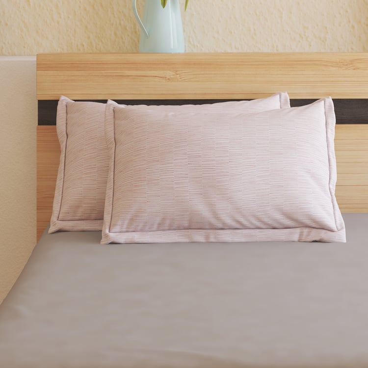 Nesta Set of 2 Striped Pillow Covers - 70x45cm