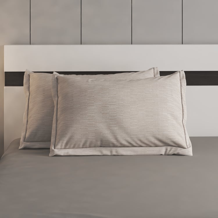 Nesta Set of 2 Striped Pillow Covers - 70x45cm