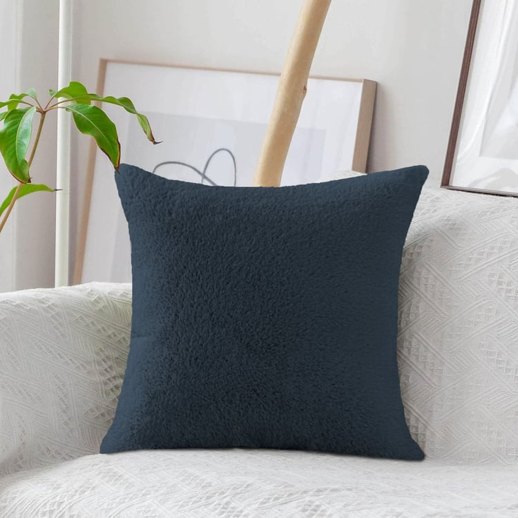 LUXE HOME Set of 2 Fuzzy Cushion Covers - 40x40cm
