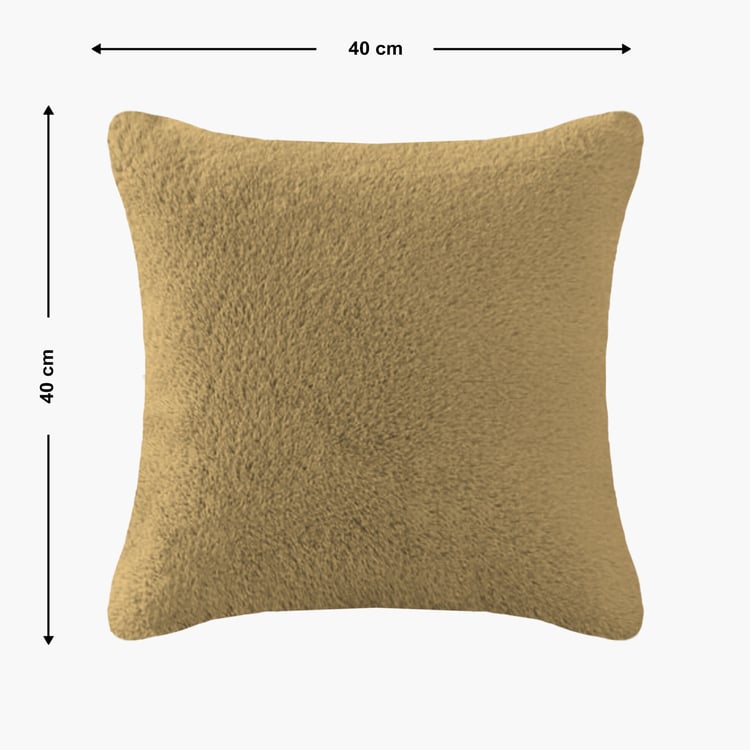 LUXE HOME Set of 2 Fuzzy Cushion Covers - 40x40cm