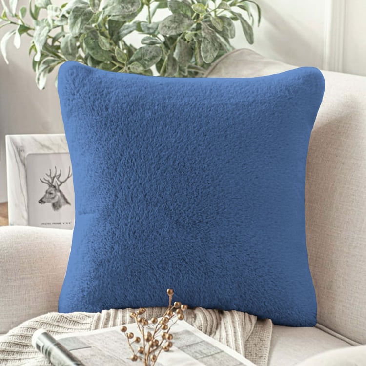 LUXE HOME Set of 2 Fuzzy Cushion Covers - 40x40cm