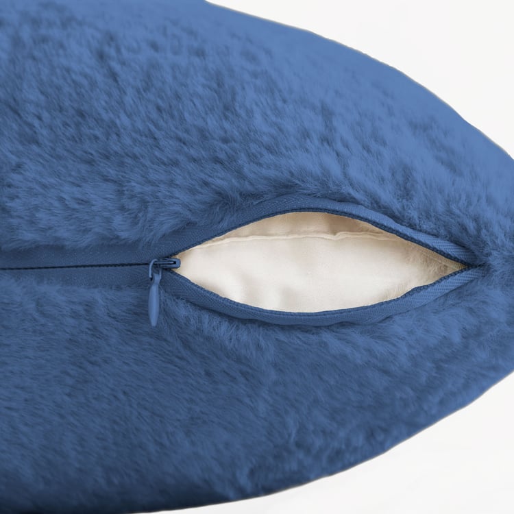 LUXE HOME Set of 2 Fuzzy Cushion Covers - 40x40cm