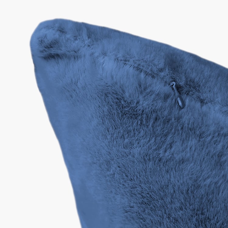 LUXE HOME Set of 2 Fuzzy Cushion Covers - 40x40cm