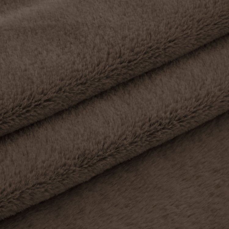 LUXE HOME Set of 2 Fuzzy Cushion Covers - 40x40cm