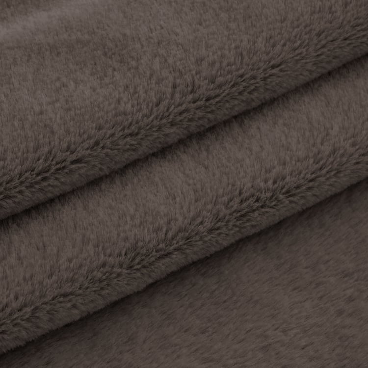 LUXE HOME Set of 2 Fuzzy Cushion Covers - 40x40cm