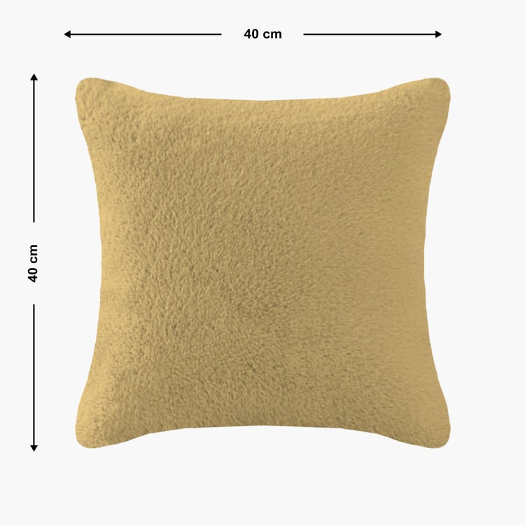 LUXE HOME Set of 2 Fuzzy Cushion Covers - 40x40cm