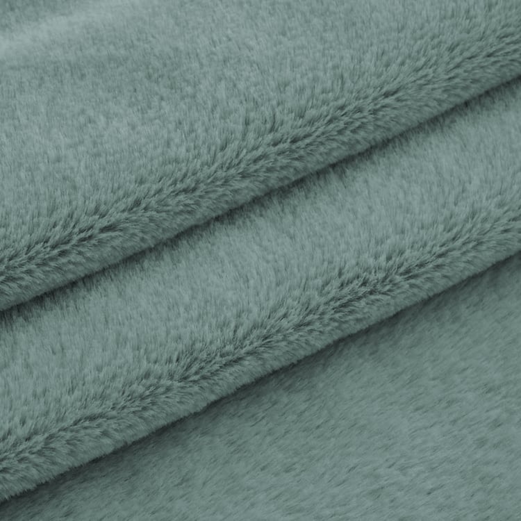 LUXE HOME Set of 2 Fuzzy Cushion Covers - 40x40cm