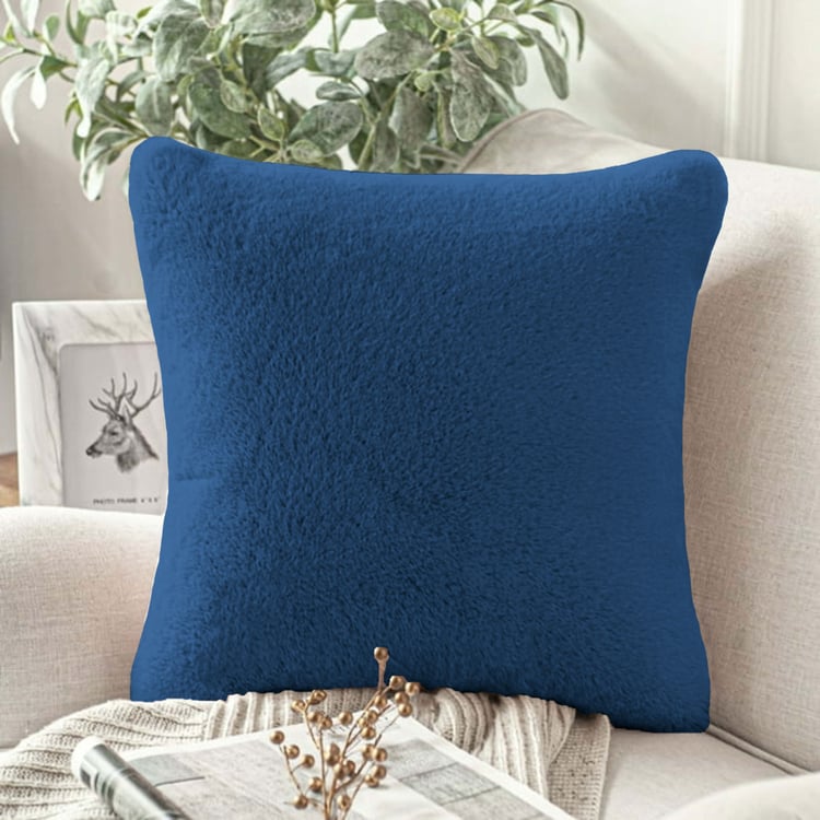 LUXE HOME Set of 2 Fuzzy Cushion Covers - 40x40cm