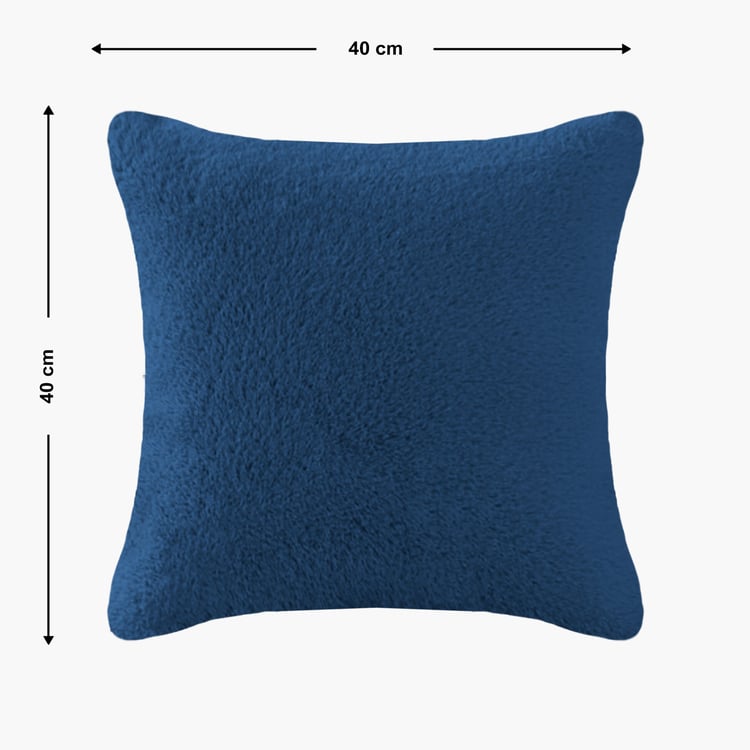 LUXE HOME Set of 2 Fuzzy Cushion Covers - 40x40cm